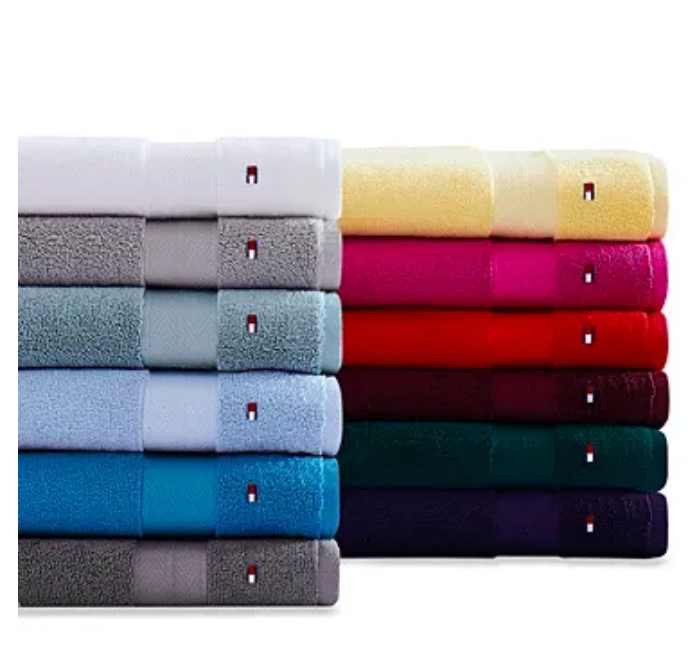 Up to 75% Off Tommy Hilfiger Bath Linens + Free Shipping
