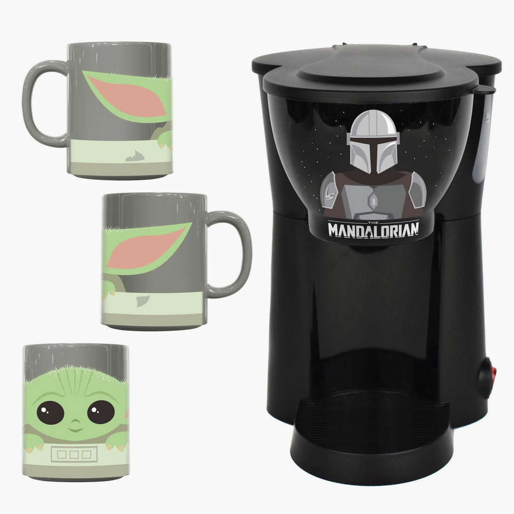 The Mandalorian Single Cup Coffee Maker with Mug