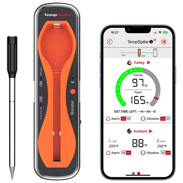 ThermoPro TempSpike Truly wireless smart meat thermometer for $46