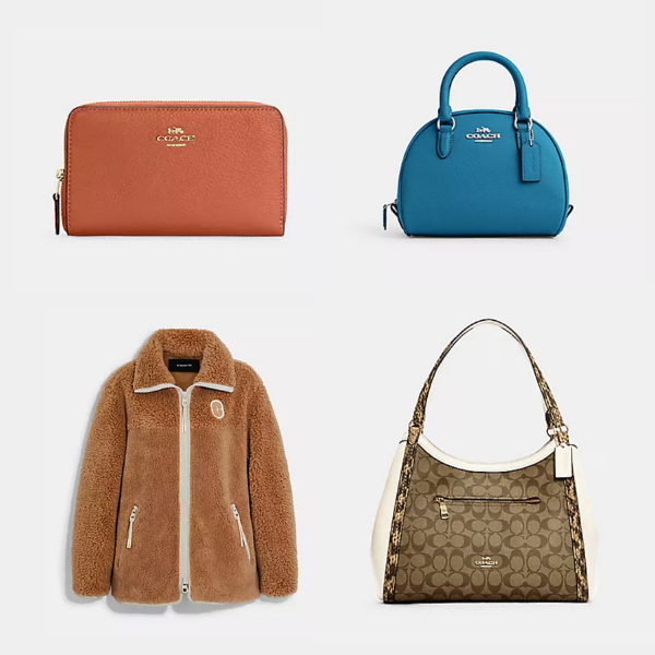 Save up to 75% off on the Coach Outlet Sale: Popular bags, wallets
