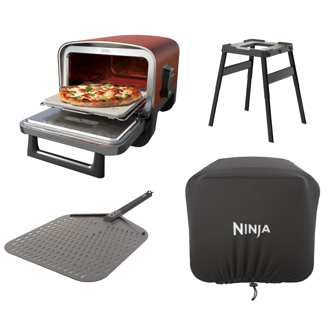 Ninja Woodfire 8-in-1 Outdoor Oven with Pizza Peel