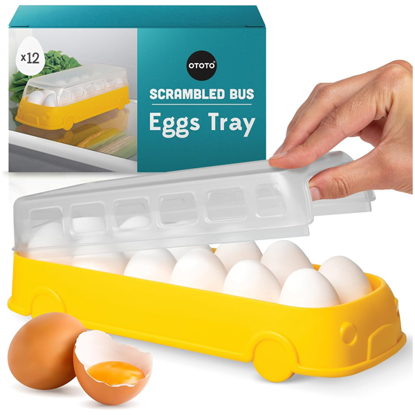 Ototo Scrambled Bus 12 egg holder for $12 - Clark Deals