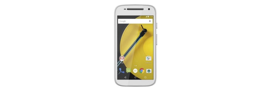 $29.99 white Motorola Moto E smartphone