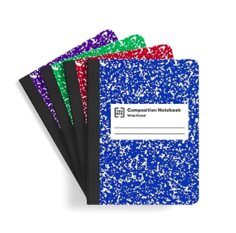 TRU RED composition notebooks for $.50, free shipping