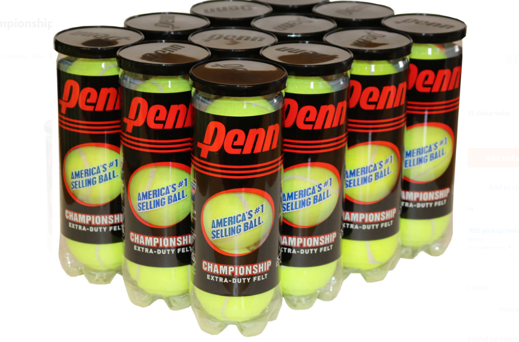discounted Penn tennis balls