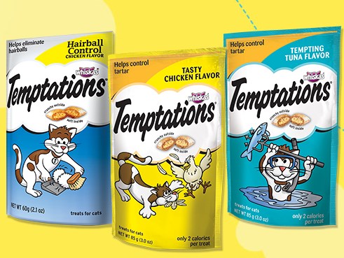 Free Whiskas Temptations cat treat sample