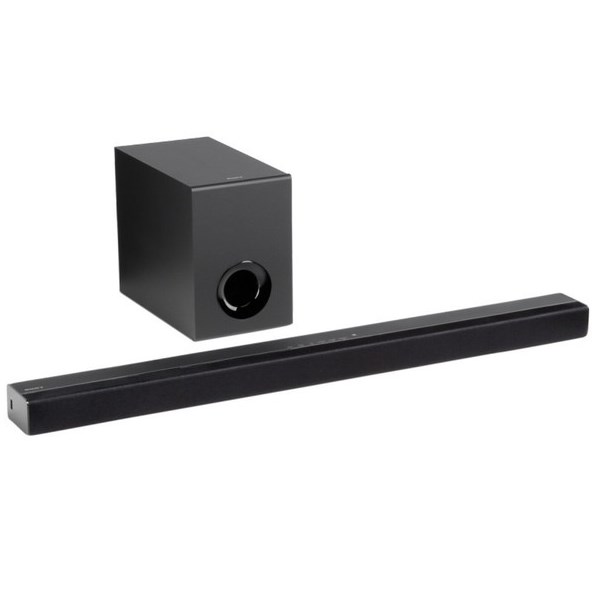 Refurbished Sony 2.1 CH Channel 80W Bluetooth soundbar with wired subwoofer for $80