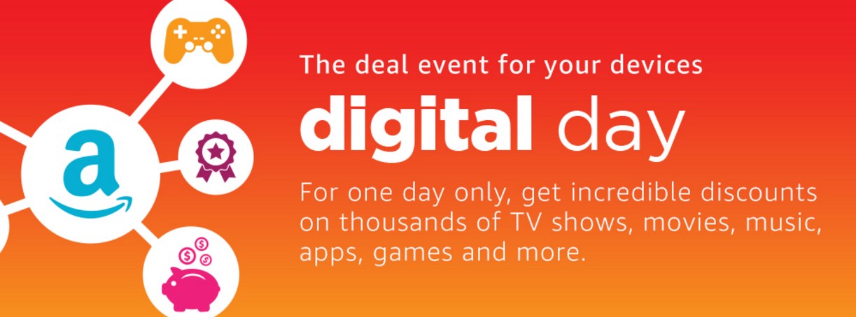 Today only! Big discounts on digital items during Amazon’s Digital Day