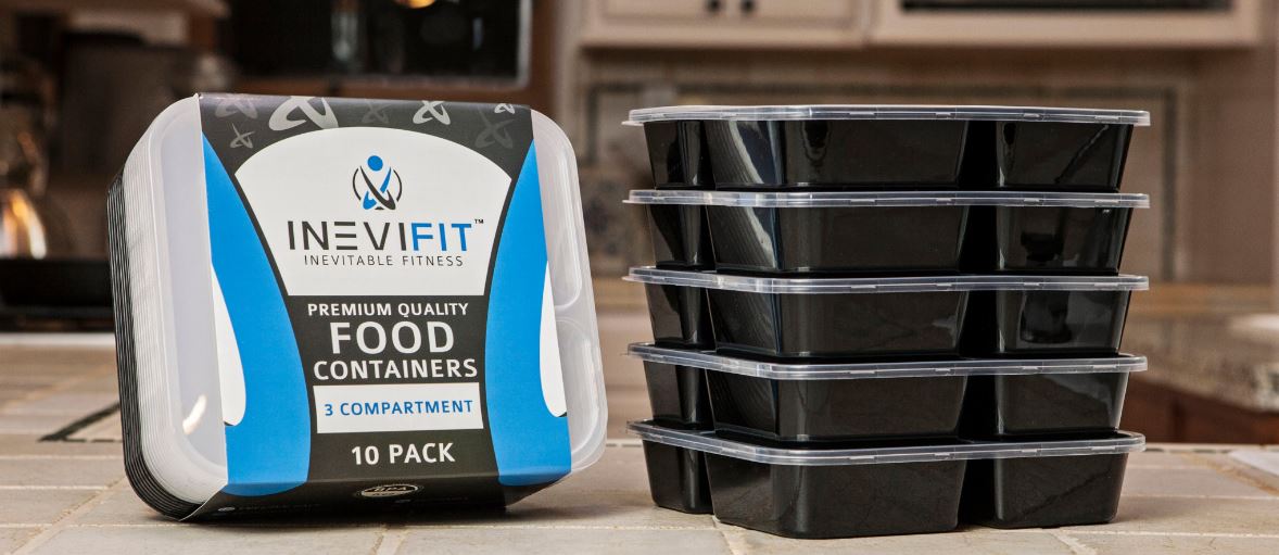 Save 53% on INEVIFIT 10-pack meal prep containers