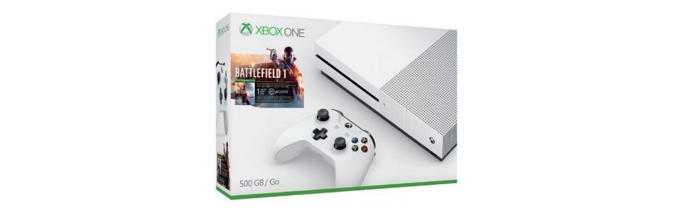 Xbox One S 500GB Battlefield 1 bundle for $230 free shipping!