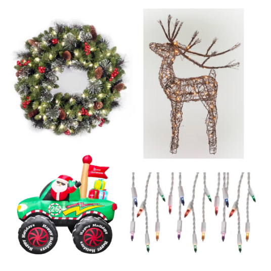 Take up to 75% off select Christmas decorations at Lowe’s