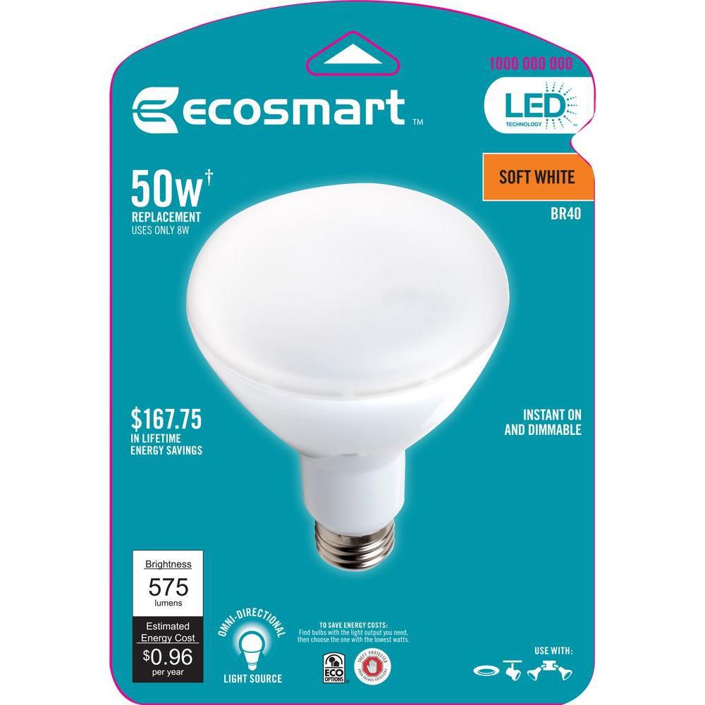 EcoSmart 75 watt equivalent LED light bulbs for $5
