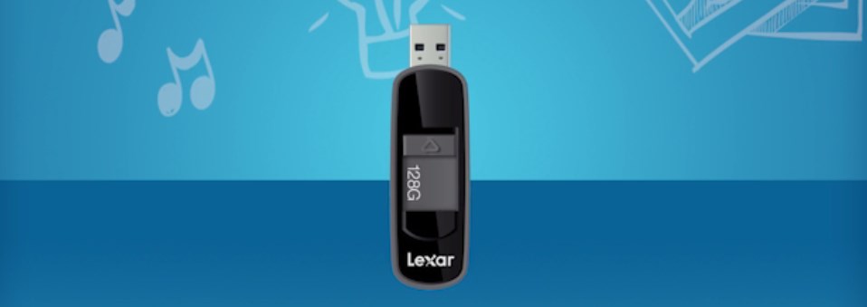 Lexar 128GB USB flash drive for $18 at Staples