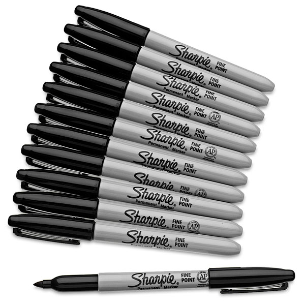 Sharpie fine point permanent marker 36 count canister for $11