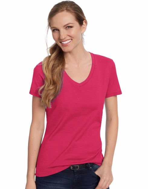 Women’s v-neck short sleeve t-shirt for $2.99