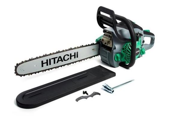Hitachi 40cc rear handle chain saw for $160