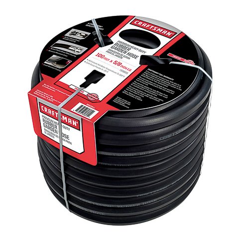Craftsman 100ft all rubber hose with lifetime warranty for $36