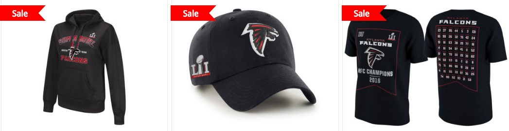 Falcons gear on clearance at Lids.com
