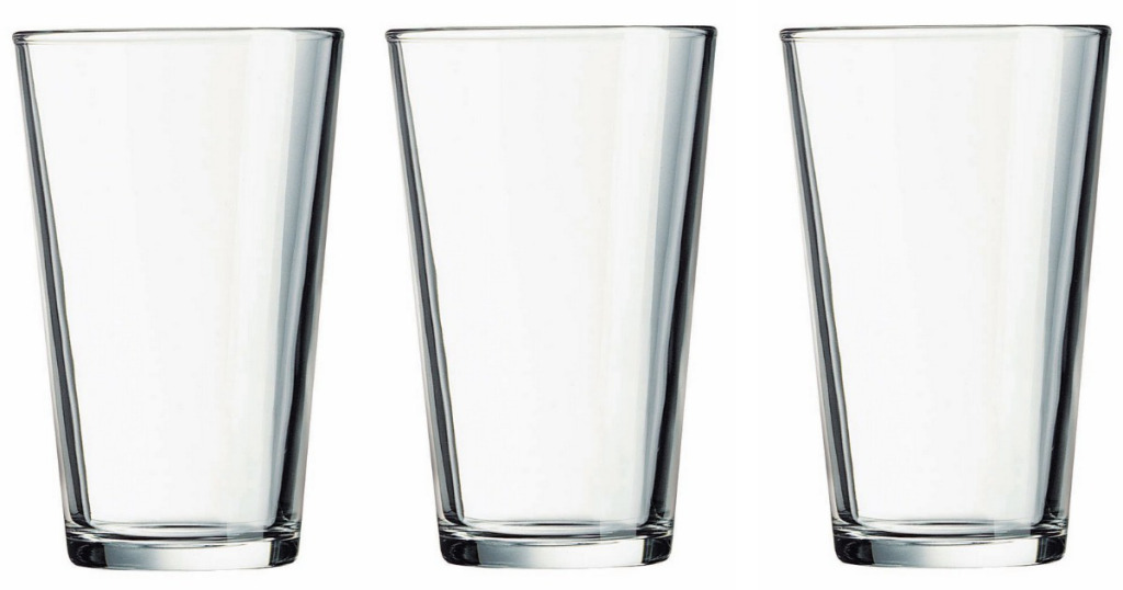 Today only: Set of 10 Luminarc 16oz beer glasses for $10