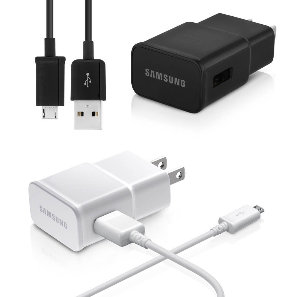 Samsung 5ft rapid charge USB wall charger 2 pack for $8, free shipping