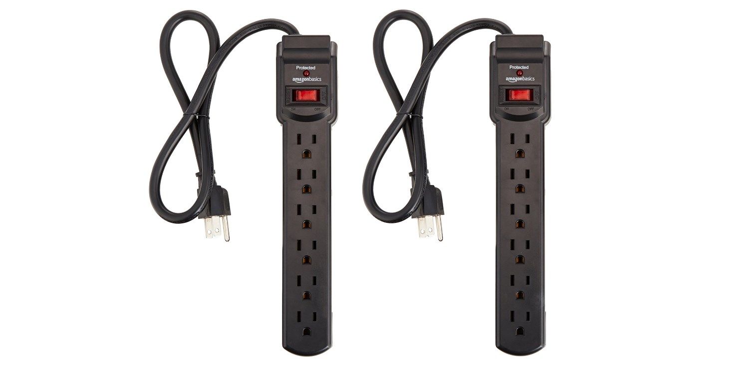 2-pack surge protectors for $8.70