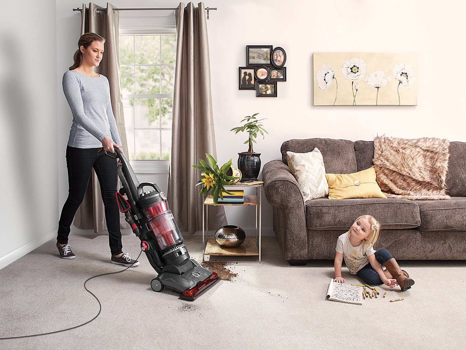Today only! Hoover WindTunnel bagless corded upright vacuum for $97