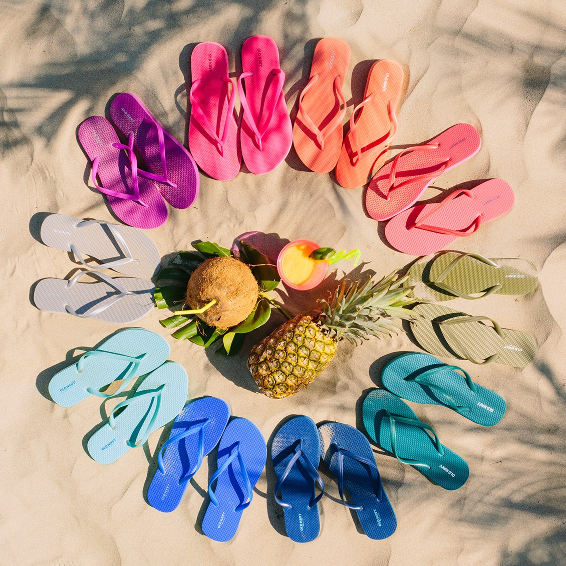 Today only: Free flip flops with $35 in-store purchase