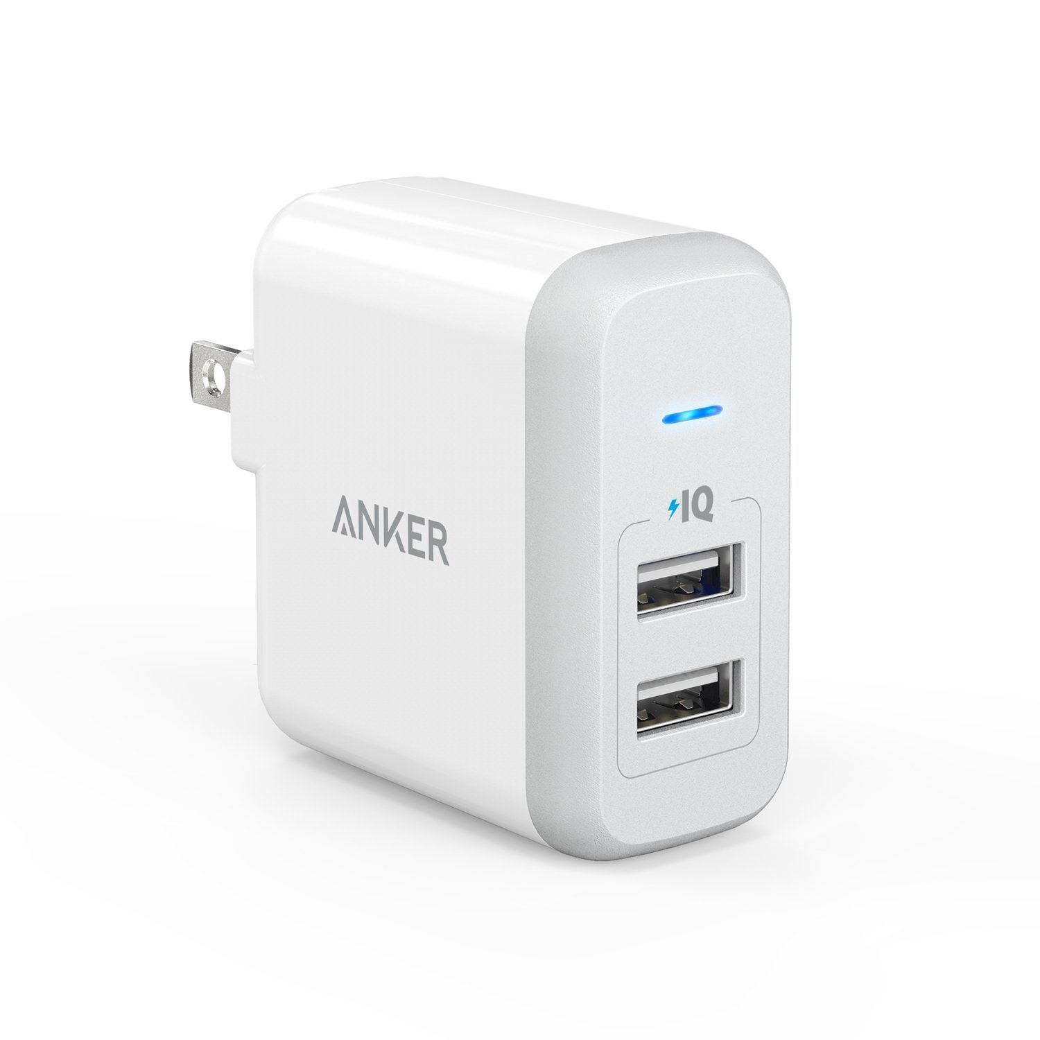 Anker 2-port 24W USB wall charger for $6.49 with code
