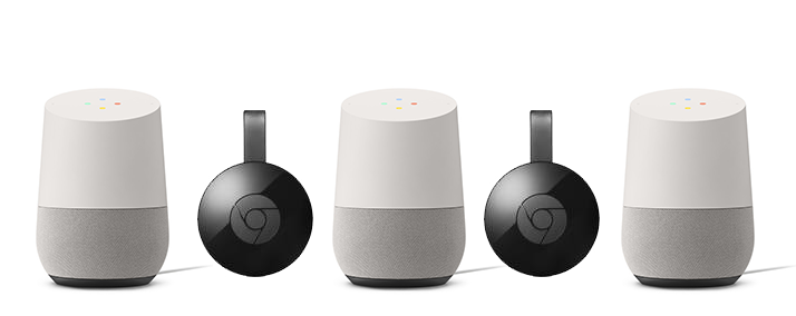 Google Home with free Google Chomecast device for $130 shipped