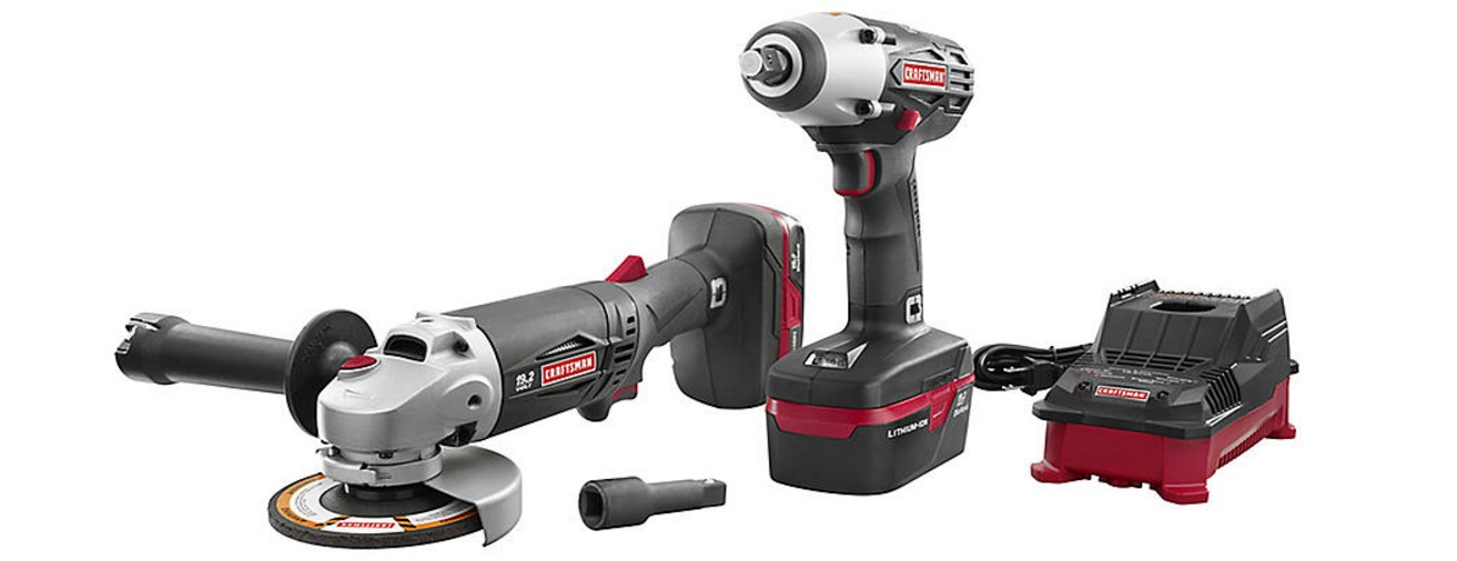 Craftsman impact wrench & angle grinder kit for $150 + $75 in SYW points