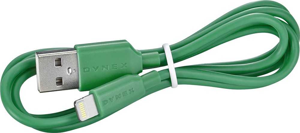 Dynex Apple MFi certified 3′ Lightning-to-USB cables for $2