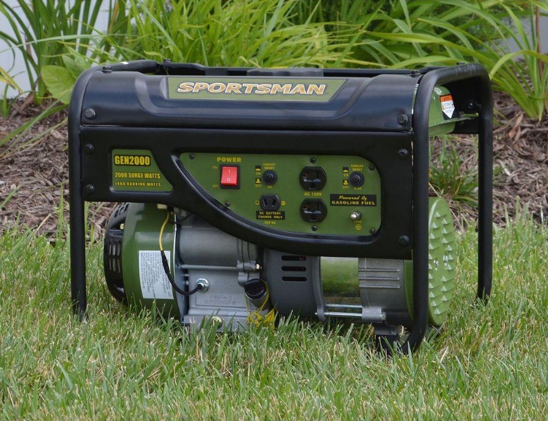 Today only: 2,000-watt gasoline powered portable generator for $139