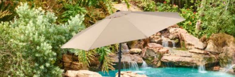 Price drop! 9-foot outdoor patio umbrellas for $25