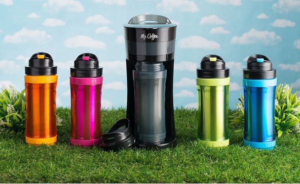 Mr. Coffee® Pour! Brew! Go! Personal coffee maker for $20