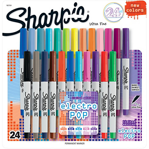 Sharpie ultra-fine point marker 24-pack for $8