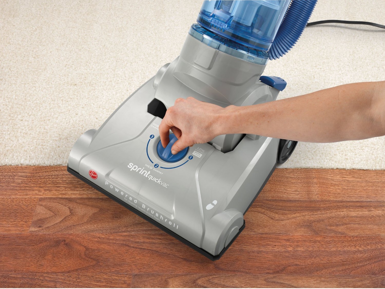 Hoover Sprint QuickVac bagless upright vacuum for $42