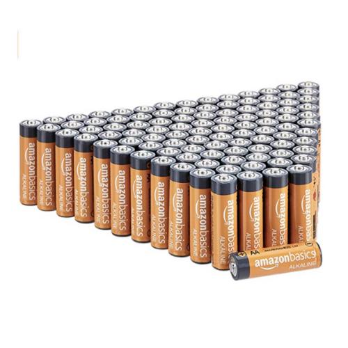 100-pack AmazonBasics high-performance alkaline batteries from $18
