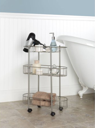 Chapter rolling bathroom cart for $9