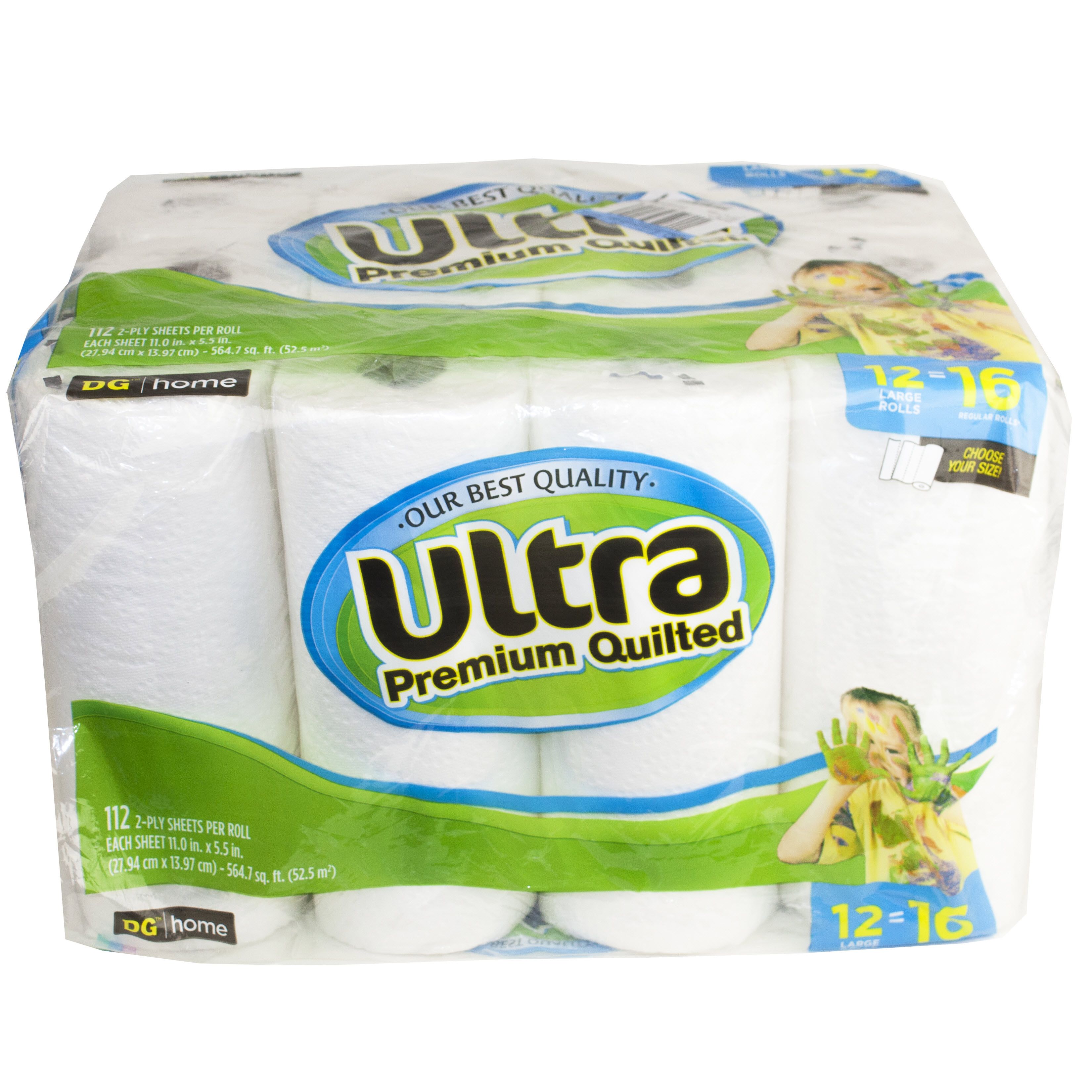 Dollar General Home 12-pack ultra premium paper towels for $5, free shipping