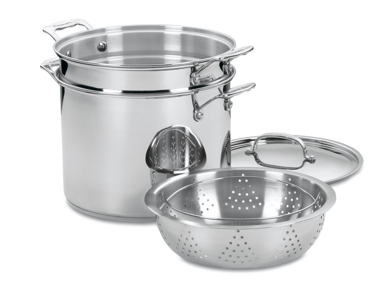 Cuisinart Chef’s Classic stainless steel 4-piece pasta steamer set for $39