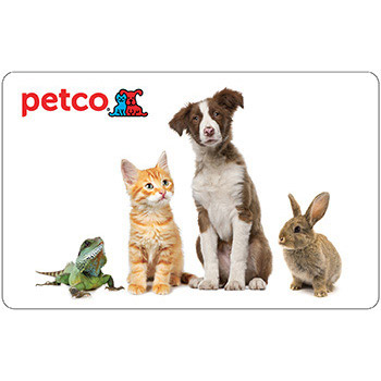 Get a $20 eGift card with $50 purchase at Petco
