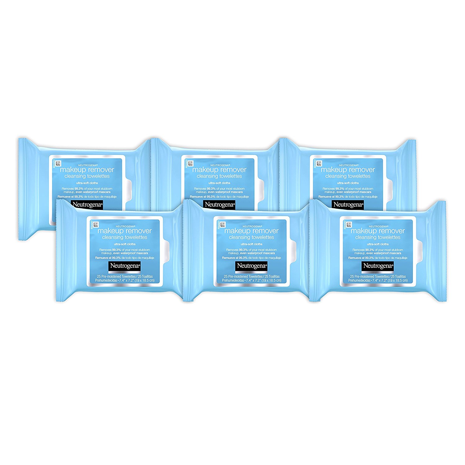 6-pack of Neutrogena makeup removing wipes for $15