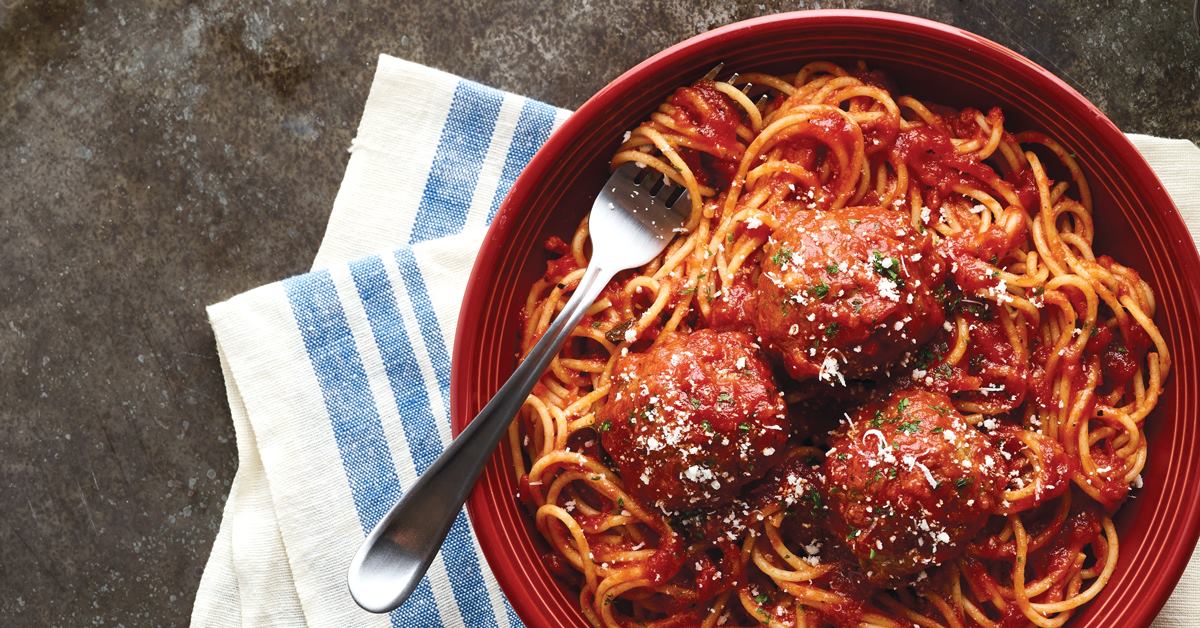 Ends soon! Free spaghetti and meatballs with purchase at Carrabba’s