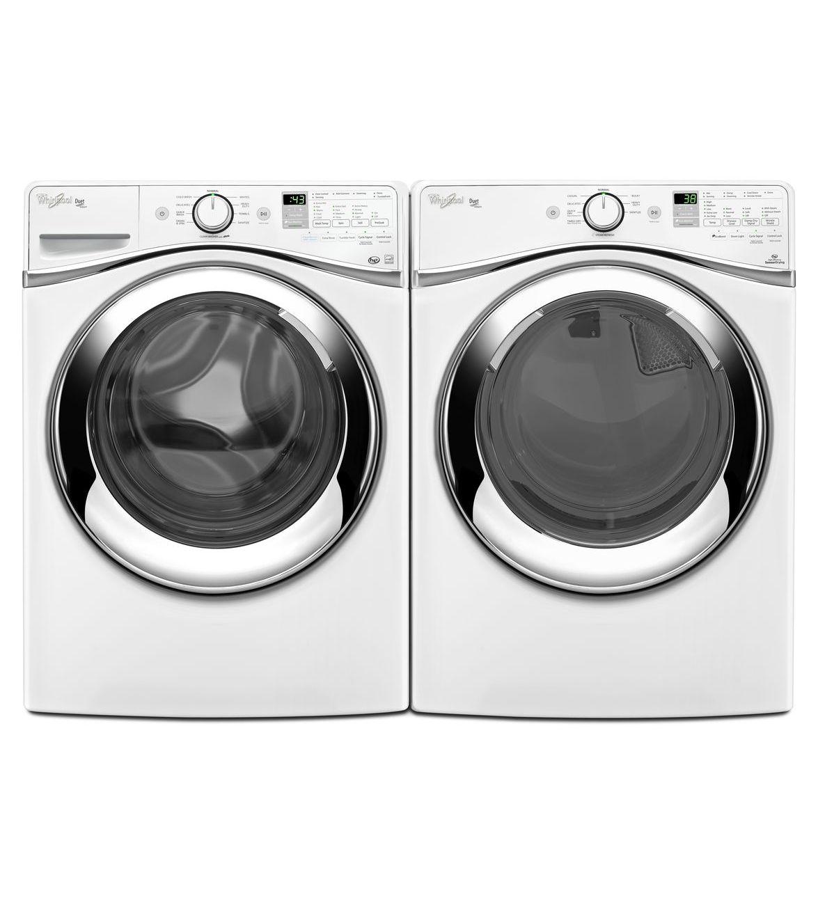 Whirlpool 7.3 cubic foot Duet front load electric steam dryer for $539