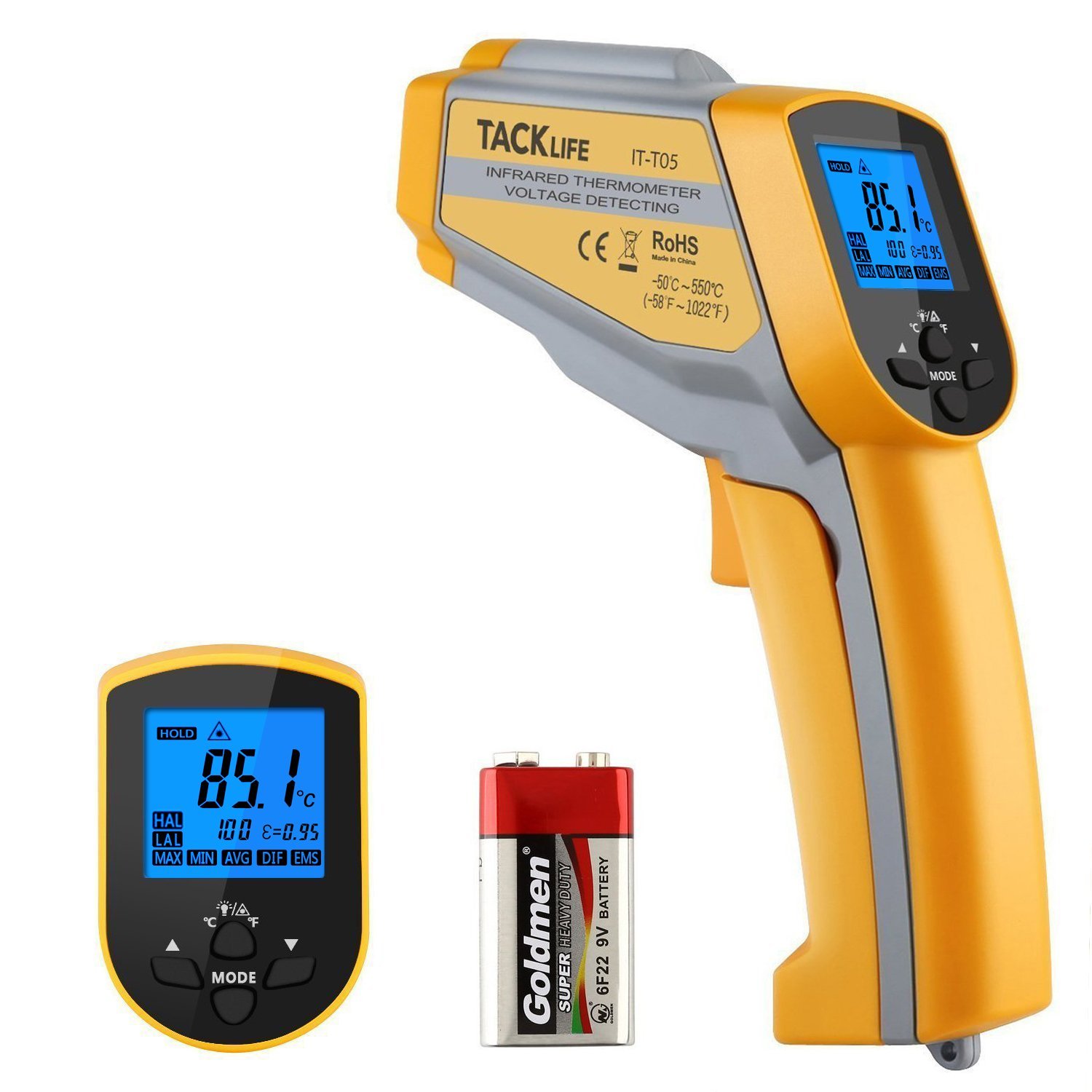 Tacklife digital infrared thermometer for $8