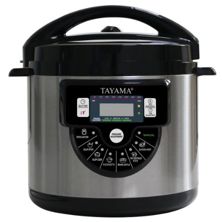 Tayama 8-in-1 6-quart pressure cooker for $39