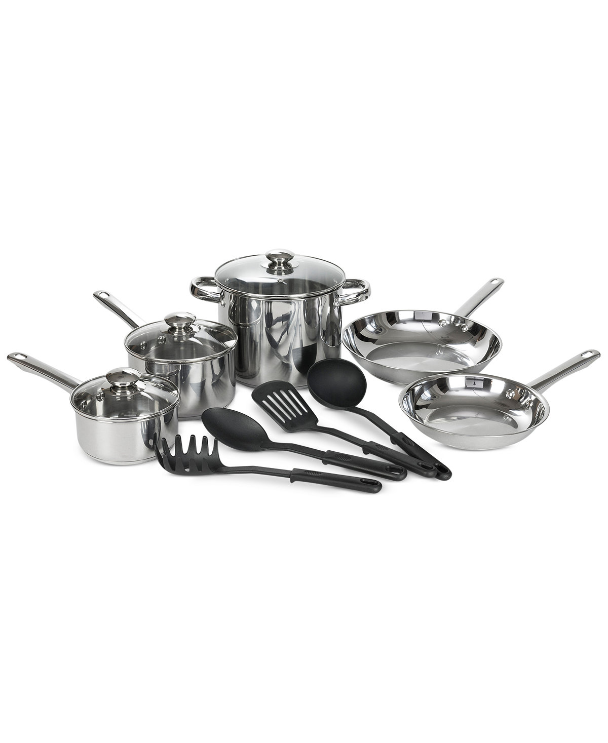 Price drop! Bella stainless steel 12-piece cookware set for $15