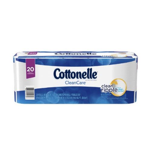 Cottonelle CleanCare toilet paper 20-pack for $8.45
