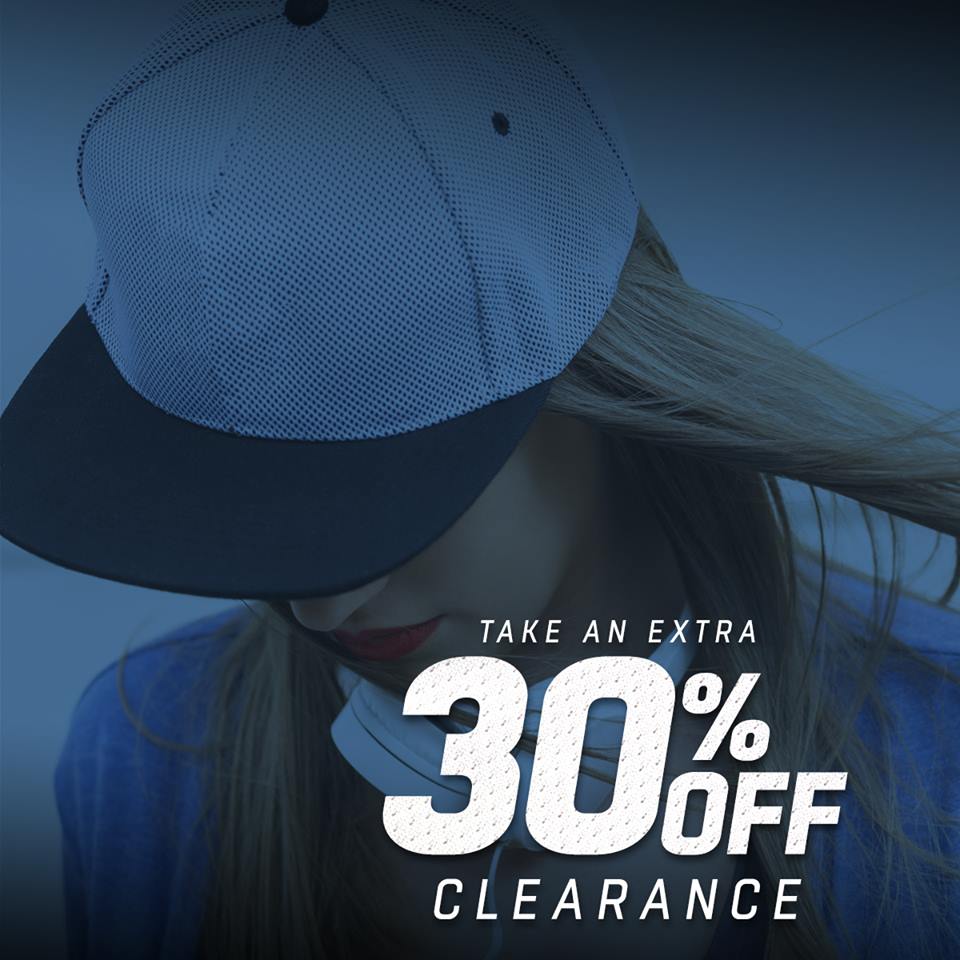 Take 30% off all clearance items at Lids right now