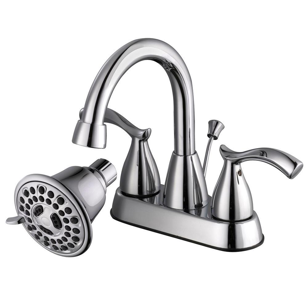 Today only: Glacier Bay bathroom faucet with bonus shower head for $20